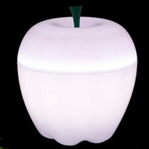 New Mini White Apple Night Light Lamp New (no box)